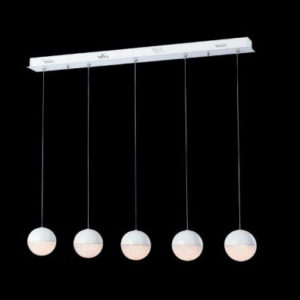 Lustre blanc 5 ampoules