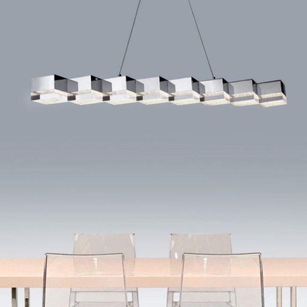 Suspension luminaire 8 ampoules – Image 2