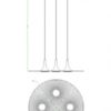 Suspension luminaire 4 ampoules – Image 2