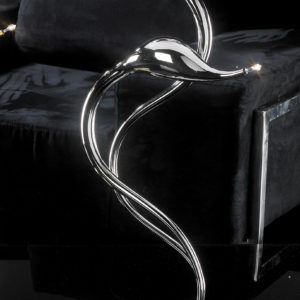 Lampe de chevet/bureau Noir 2 ampoules
