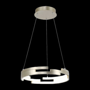 Suspension luminaire Colosseo Or 1 ampoule