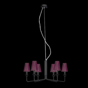 Suspension luminaire 6 ampoules