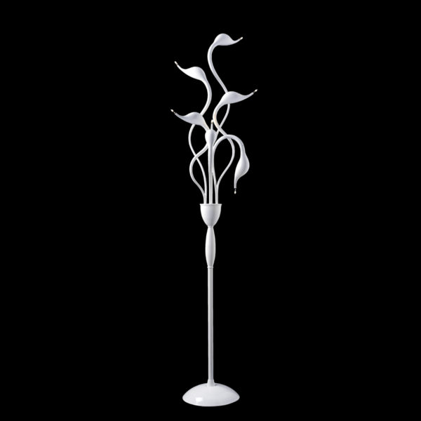 Lampadaire Metaswan Blanc 6 ampoules