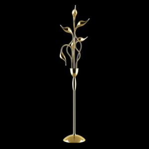 Lampadaire Cygne 6 Ampoules/ Or