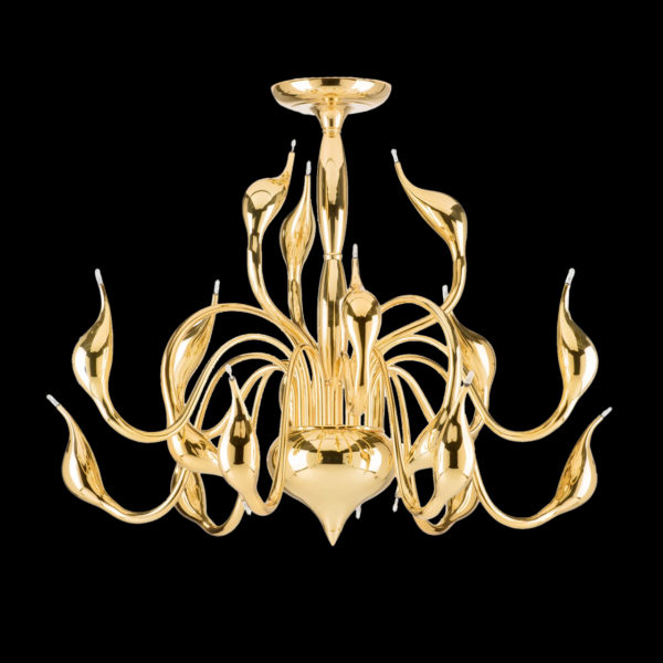 Lustre Cygne 18 Ampoules