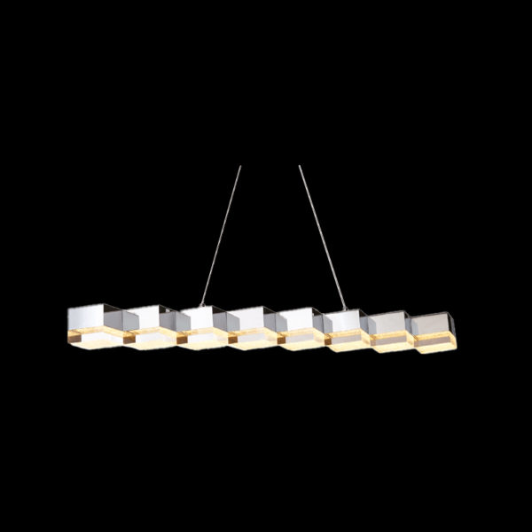 Suspension luminaire 8 ampoules