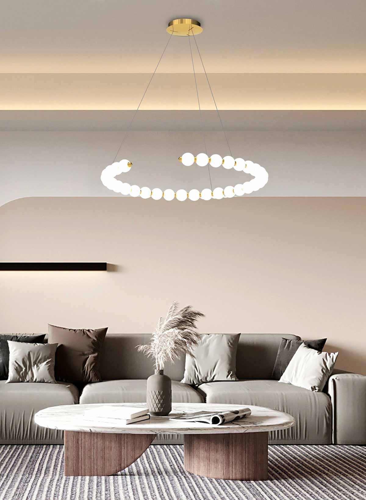 Perla – Suspension 24 lumières